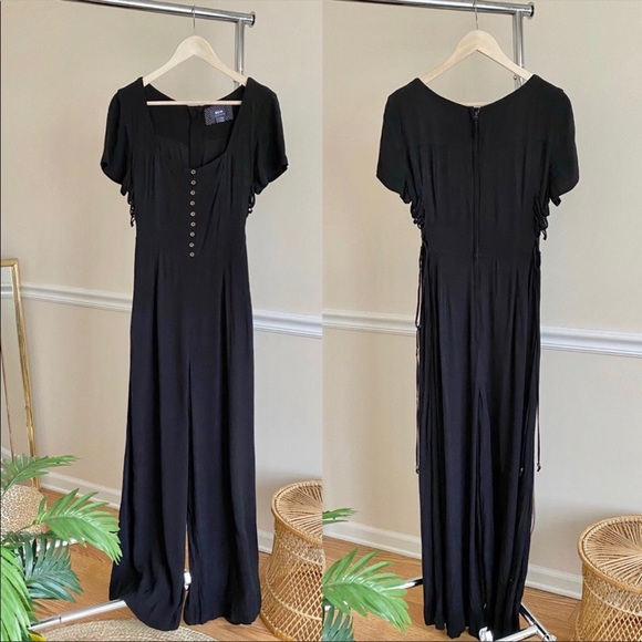 MaEve By Anthropologie sienna black jumpsuit NWT - Picture 3 of 12
